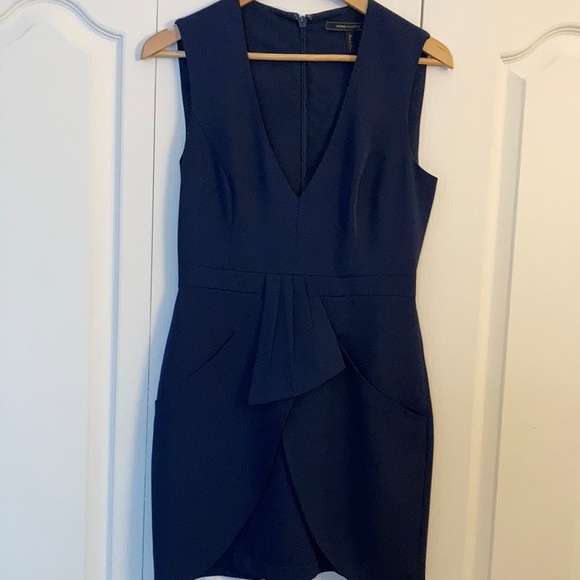 BCBG navy mini dress - Picture 2 of 3